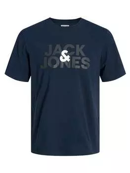 Футболка Jack & Jones, темно-синий