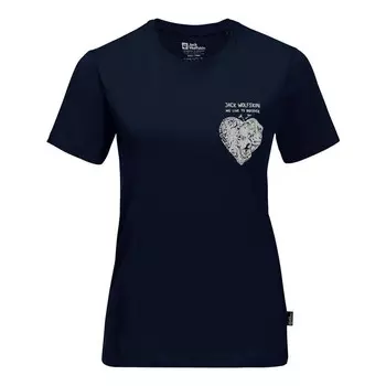 Футболка Jack Wolfskin, цвет blau/hellgrau