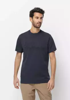 Футболка Jack Wolfskin "ESSENTIAL LOGO T M", синий