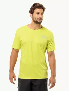 Футболка Jack Wolfskin PEAK GRAPHIC T M, желтый