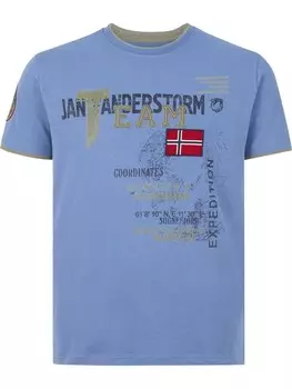 Футболка Jan Vanderstorm Slve, синий