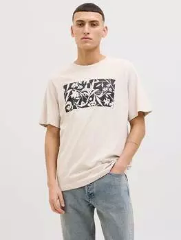 Футболка Jeff Jack & Jones, кремовый