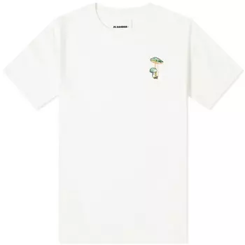 Футболка Jil Sander Plus Mushroom, белый
