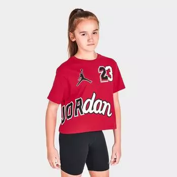 Футболка Jordan Rookie Mix для девочек, черный