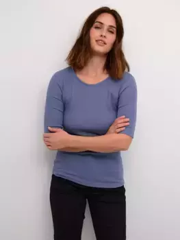 Футболка KAFFE Carna, цвет blue/indigo