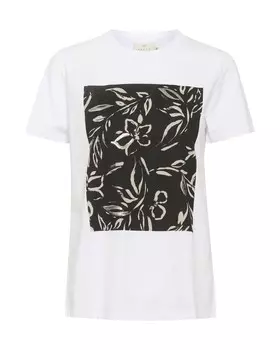 Футболка Kaffe Shirt Sandra, белый