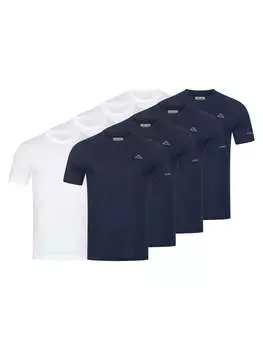 Футболка Kappa, цвет 4xwei/4x navy