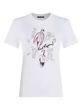 Футболка Karl Series KARL LAGERFELD, белый
