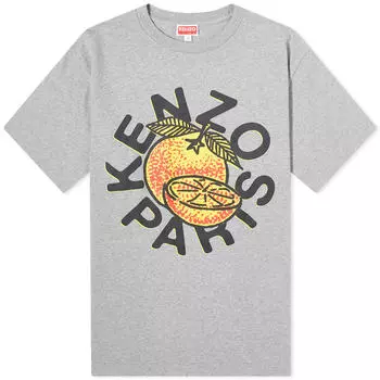 Футболка Kenzo Big Orange, серый