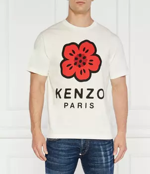 Футболка Kenzo Regular Fit, кремовый