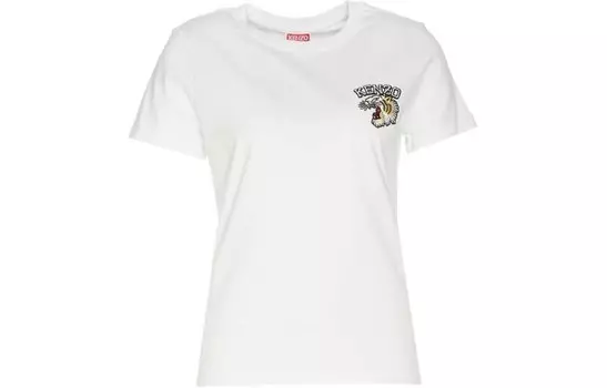 Футболка Kenzo с рисунком, белый