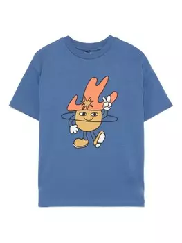 Футболка «Космический ковбой» Stella McCartney Kids, синий