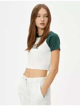 Футболка KOTON T shirt, экрю