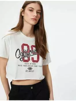 Футболка KOTON T shirt, экрю