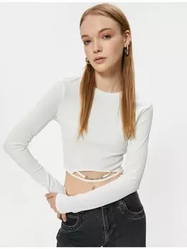 Футболка KOTON T shirt, экрю