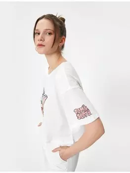 Футболка KOTON T shirt, экрю