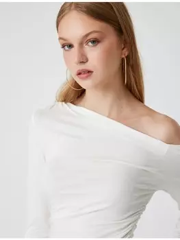 Футболка KOTON T shirt, экрю