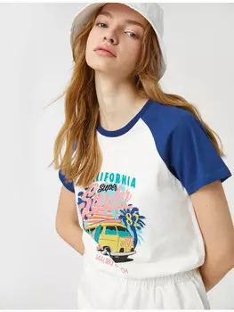 Футболка KOTON T shirt, цвет grauwei