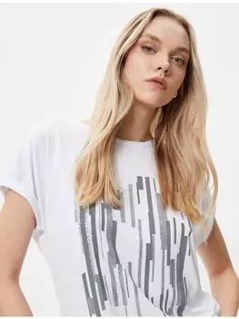 Футболка KOTON T shirt, цвет grauwei