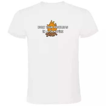 Футболка Kruskis Burn Your Problems, белый