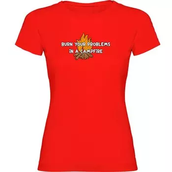 Футболка Kruskis Burn Your Problems, красный