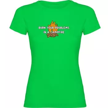 Футболка Kruskis Burn Your Problems, зеленый