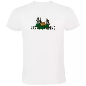 Футболка Kruskis Happy Camping, белый