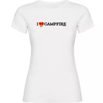 Футболка Kruskis I Love Campfire, белый