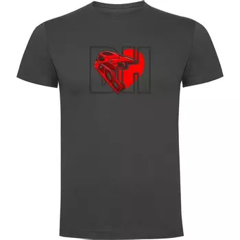 Футболка Kruskis I Love DH, серый