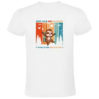 Футболка Kruskis Keep Calm Sloth, белый