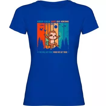 Футболка Kruskis Keep Calm Sloth, синий