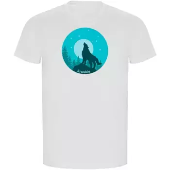 Футболка Kruskis Wolf Night ECO, белый
