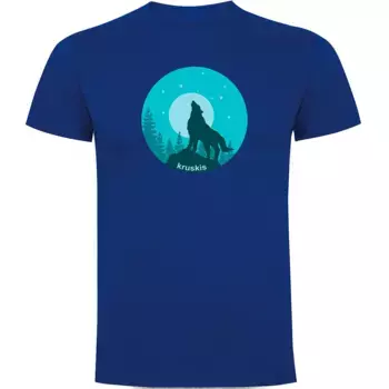 Футболка Kruskis Wolf Night, синий