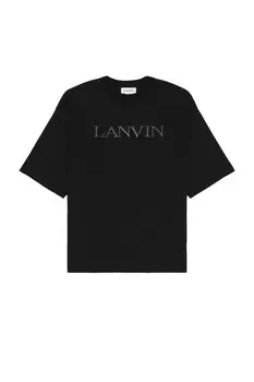 Футболка Lanvin Puffer Paris Oversized, черный