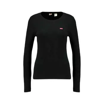 Лонгслив Levi's BbTee с логотипом, черный