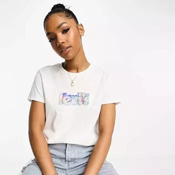 Футболка Levi's Perfect With Marble Poster Logo, белый