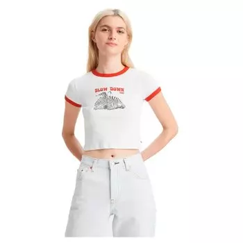 Футболка Levis Graphic Ringer Mini, белый