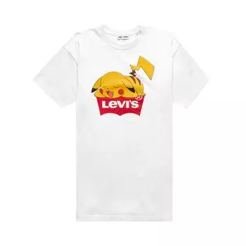 Футболка Levis x Pokmon Pikachu, белая