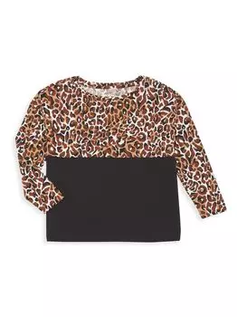 Футболка Little Girl's & Girl's Mini Finn Spliced с длинными рукавами Lilly Pulitzer Kids