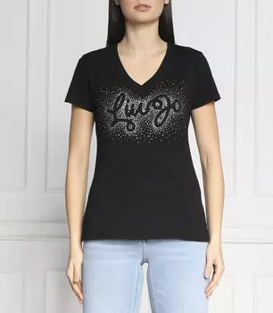 Футболка Liu Jo regular fit, черный