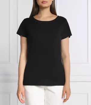 Футболка Liu Jo regular fit, черный