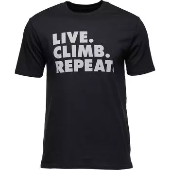 Футболка Live climb repeat Black Diamond, черный