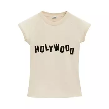 Футболка Loewe Holywood T-Shirt 'Ivory', белый