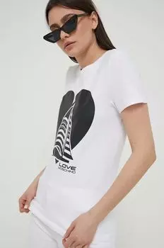Футболка Love Moschino, белый