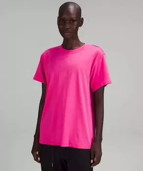 Футболка Lululemon All Yours Cotton, розовый