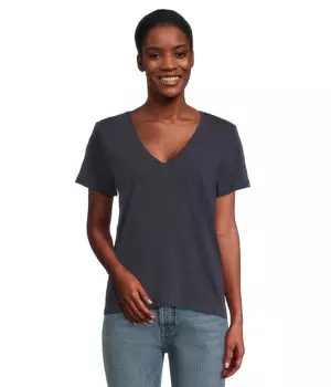 Футболка Madewell Northside Vneck Tee, цвет Juniper Berry