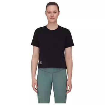Футболка Mammut Massone Cropped Patch, черный