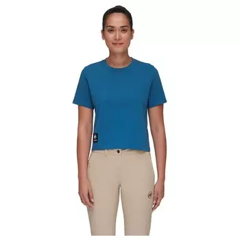 Футболка Mammut Massone Cropped Patch, синий
