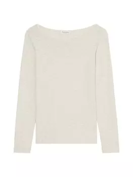 Футболка Marc O'Polo Longsleeve regular, цвет light granite melange