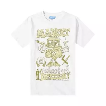 Футболка Market School Of Design T-Shirt 'White', белый